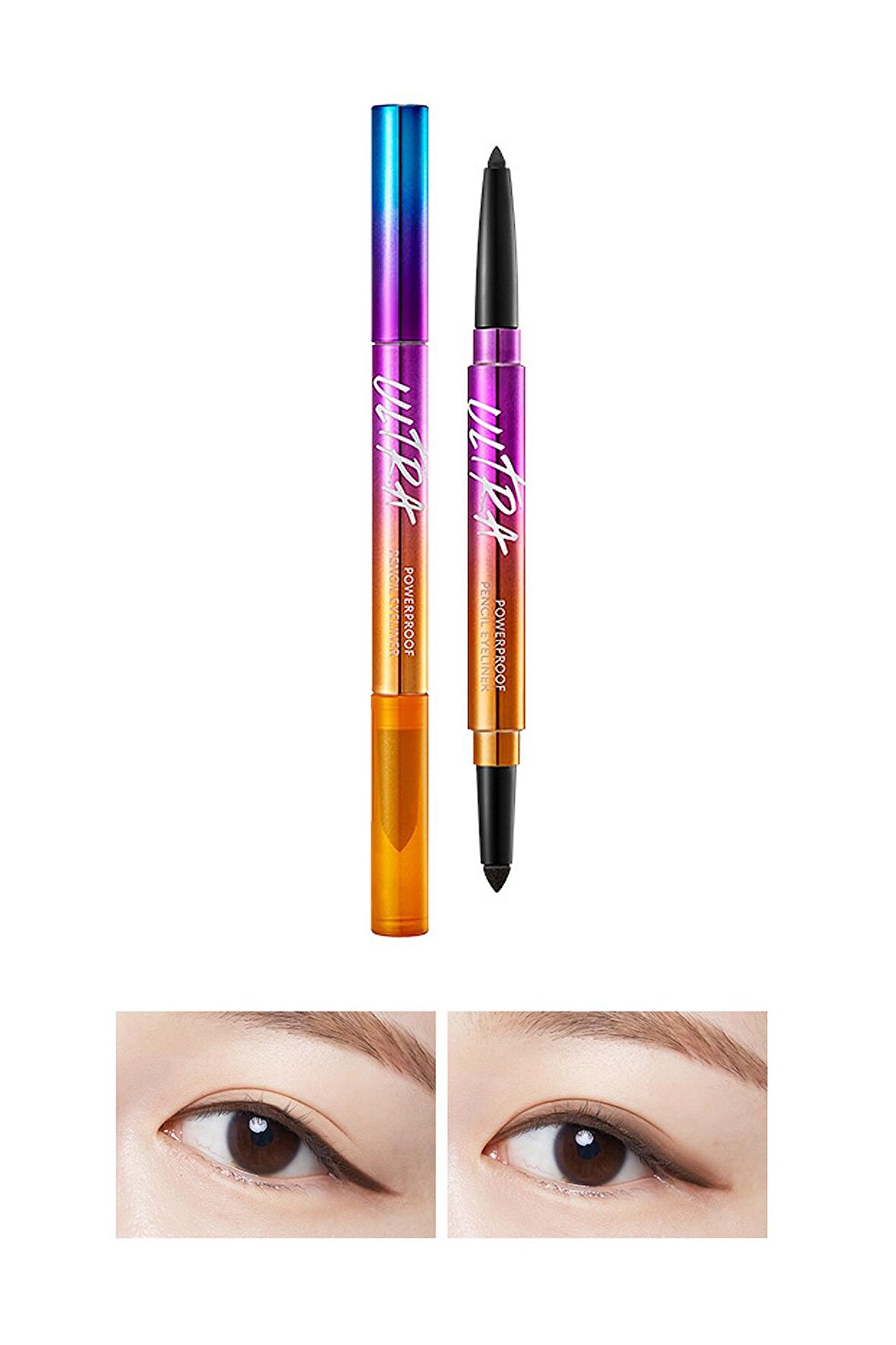 Suya Dayanıklı Kalıcı Jel Göz Kalemi Ultra Powerproof Pencil Eyeliner [Brown]